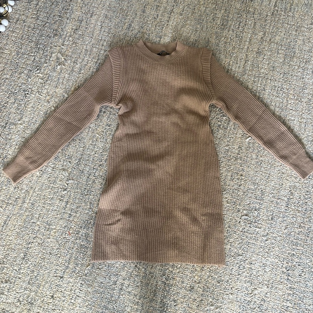 NWT Brown sweater dress